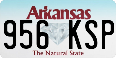 AR license plate 956KSP