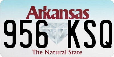AR license plate 956KSQ