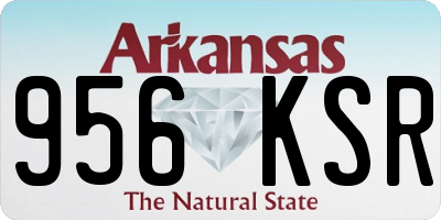 AR license plate 956KSR