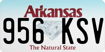 AR license plate 956KSV