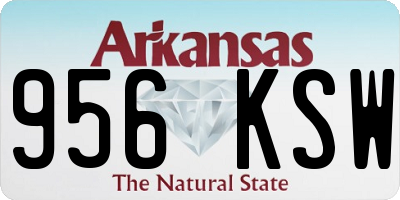 AR license plate 956KSW