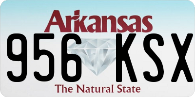 AR license plate 956KSX