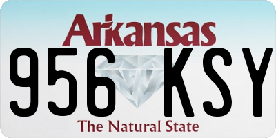 AR license plate 956KSY