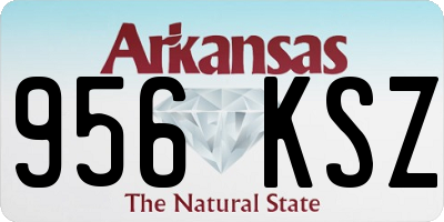 AR license plate 956KSZ