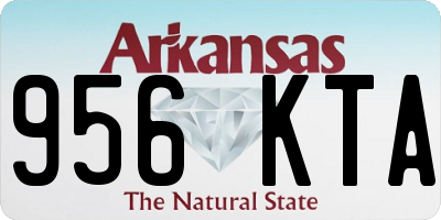 AR license plate 956KTA