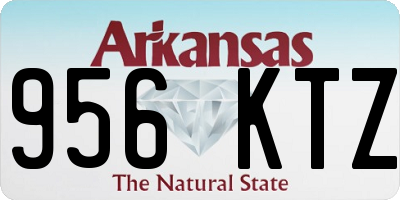 AR license plate 956KTZ