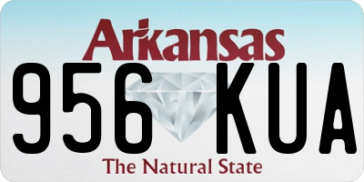 AR license plate 956KUA