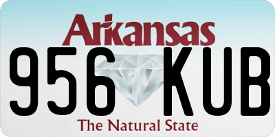 AR license plate 956KUB