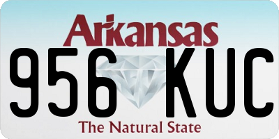 AR license plate 956KUC