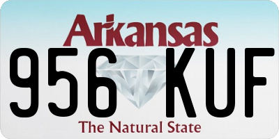 AR license plate 956KUF
