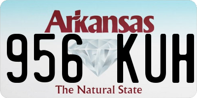 AR license plate 956KUH