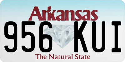 AR license plate 956KUI
