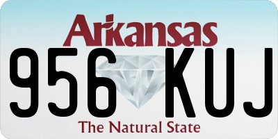 AR license plate 956KUJ