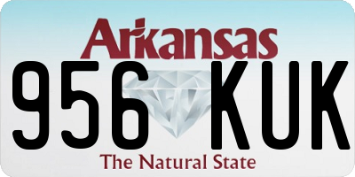 AR license plate 956KUK