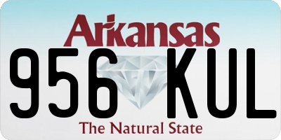 AR license plate 956KUL