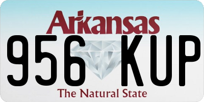 AR license plate 956KUP