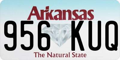 AR license plate 956KUQ