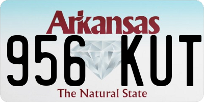 AR license plate 956KUT