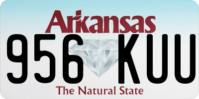 AR license plate 956KUU