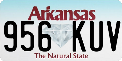 AR license plate 956KUV