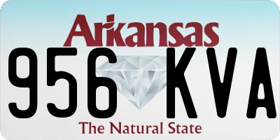 AR license plate 956KVA