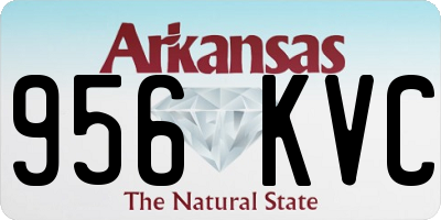 AR license plate 956KVC