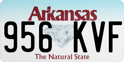 AR license plate 956KVF