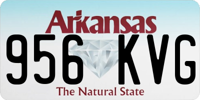 AR license plate 956KVG
