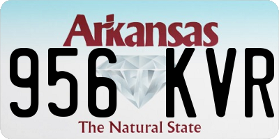 AR license plate 956KVR
