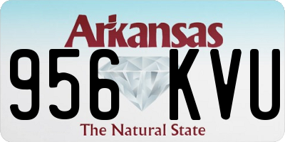 AR license plate 956KVU