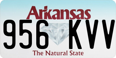 AR license plate 956KVV