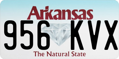 AR license plate 956KVX