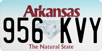 AR license plate 956KVY