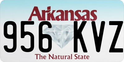 AR license plate 956KVZ
