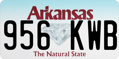 AR license plate 956KWB