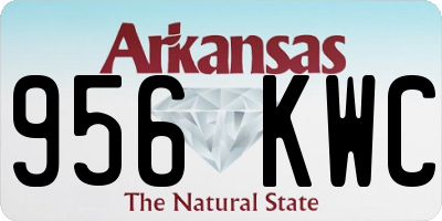 AR license plate 956KWC