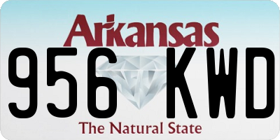AR license plate 956KWD
