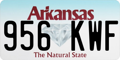AR license plate 956KWF