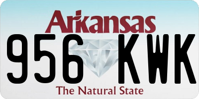 AR license plate 956KWK