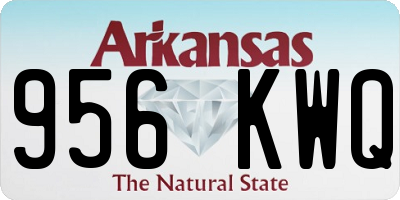 AR license plate 956KWQ