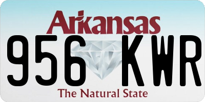 AR license plate 956KWR