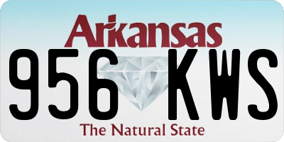 AR license plate 956KWS