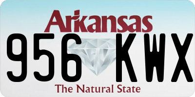AR license plate 956KWX