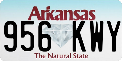 AR license plate 956KWY