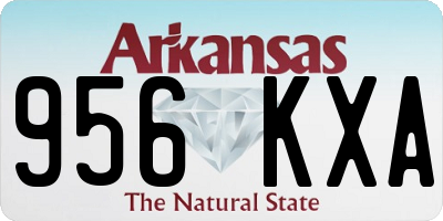 AR license plate 956KXA
