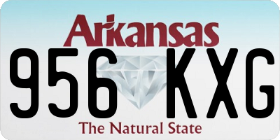 AR license plate 956KXG