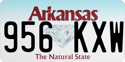 AR license plate 956KXW