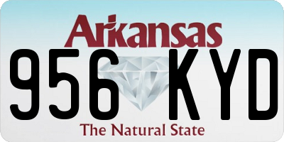 AR license plate 956KYD