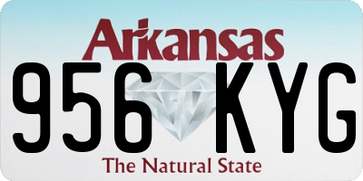 AR license plate 956KYG