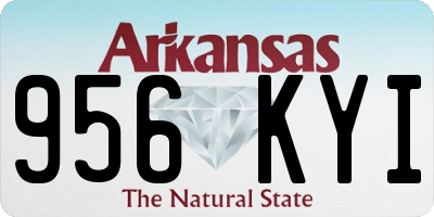 AR license plate 956KYI